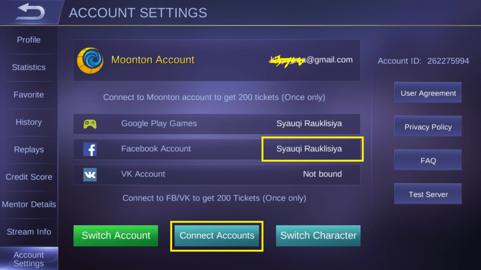 cara menghapus akun mobile legend profile level max cewek cantik bendera jepang connect dan dissconnect akun facebook