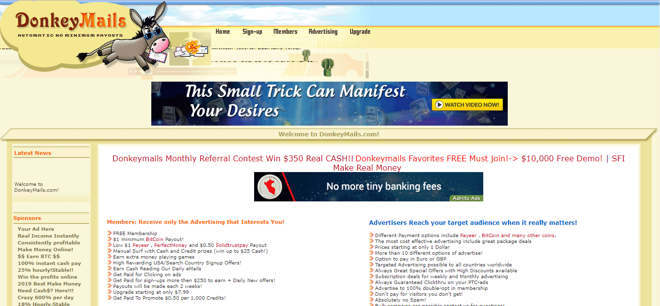 donkey mails website situs penghasil uang yang menghasilkan dolar melalui paypal