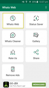 whats web untuk membuka whatsapp web pada ponsel / smartphone