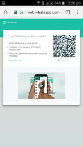 cara menggunakan whatsapp web di handphone android menggunakan browser chrome