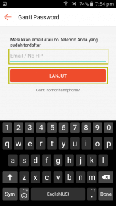 cara menghapus akun shopee yang lupa password dengan mengganti password