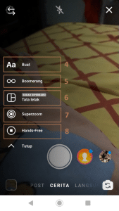 membuat story dengan fitur kamera instagram, cara menggunakan instagram versi baru untuk pemula