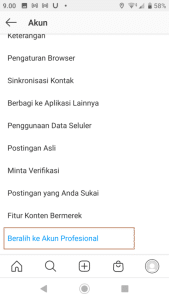 pengaturan akun instagram beralih ke profesional bisnis kreator, cara menggunakan instagram versi baru untuk pemula