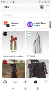 etalase toko instagram shopping, cara menggunakan instagram versi baru untuk pemula