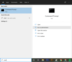 cara mempercepat koneksi internet menggunakan cmd, run as administrator