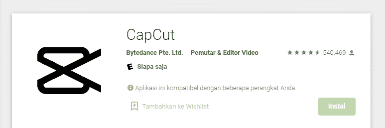 aplikasi edit video terbaik gratis android ios capcut