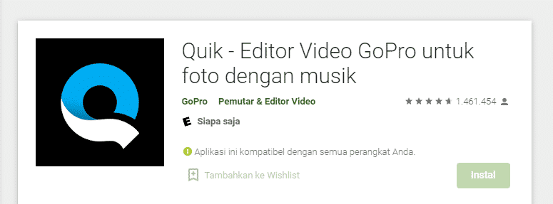 aplikasi edit video terbaik gratis android ios quik