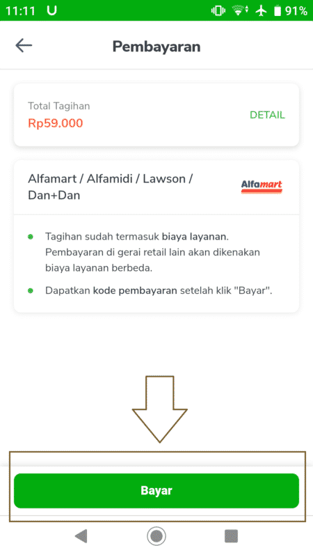 cara dropship di tokopedia, melanjutkan pembayaran produk di tokped