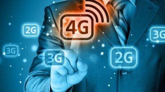 4g lte sinyal 3g 2g orang pegang, tangan menyentuh sinyal