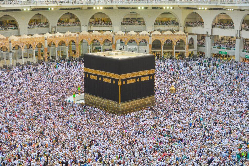 kakbah di mekkah. masjidil haram
