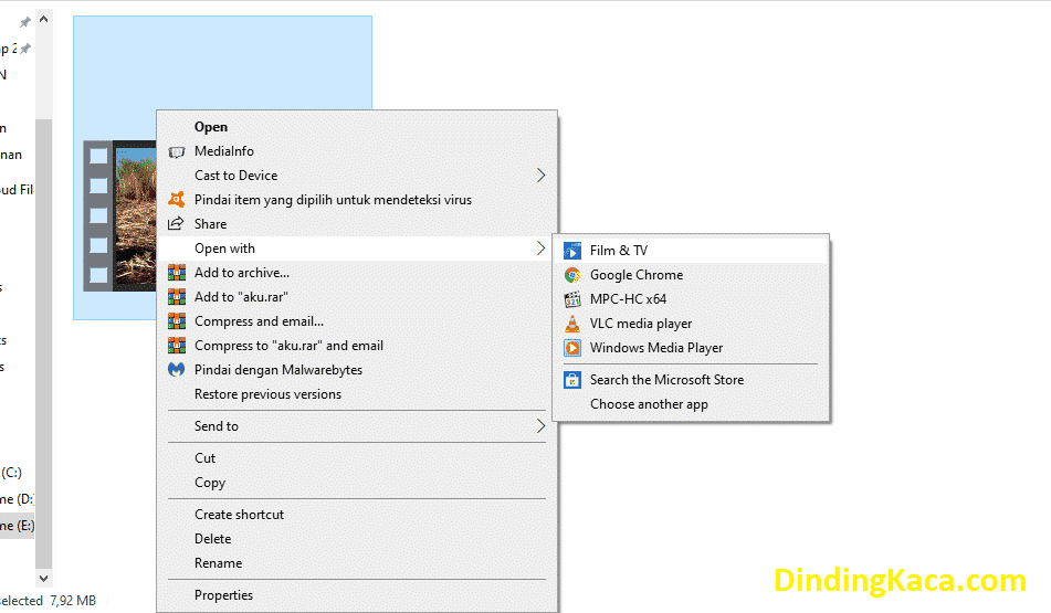 cara memotong video di laptop tanpa aplikasi di windows media player, buka play video