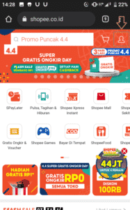 cara daftar akun di shopee tanpa aplikasi lewat website android