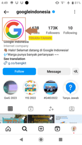 Cara melihat foto profil instagram, halaman akun instagram google indonesia