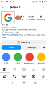 Cara melihat foto profil instagram, halaman akun instagram google